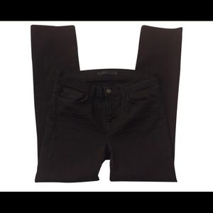 J Brand Shadow Black Mid Rise Cigarette Jeans 814